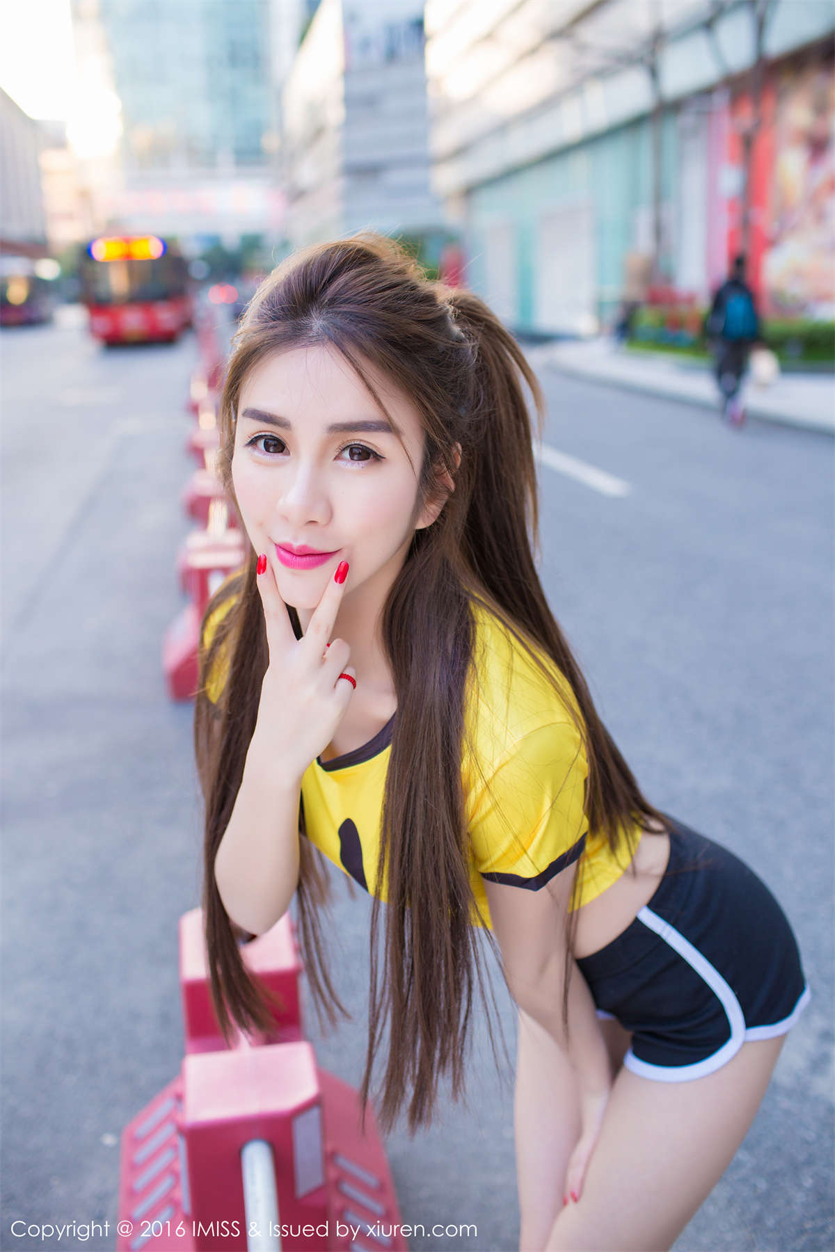 图片[2]-IMiss爱蜜社 2016.04.14 VOL.078 李李七七喜喜-日更街拍