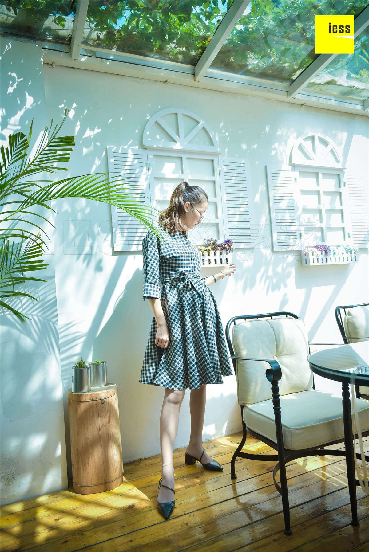 图片[2]-IESS异思趣向 丝享家108期：灰丝就是这么玩的秋秋-日更街拍