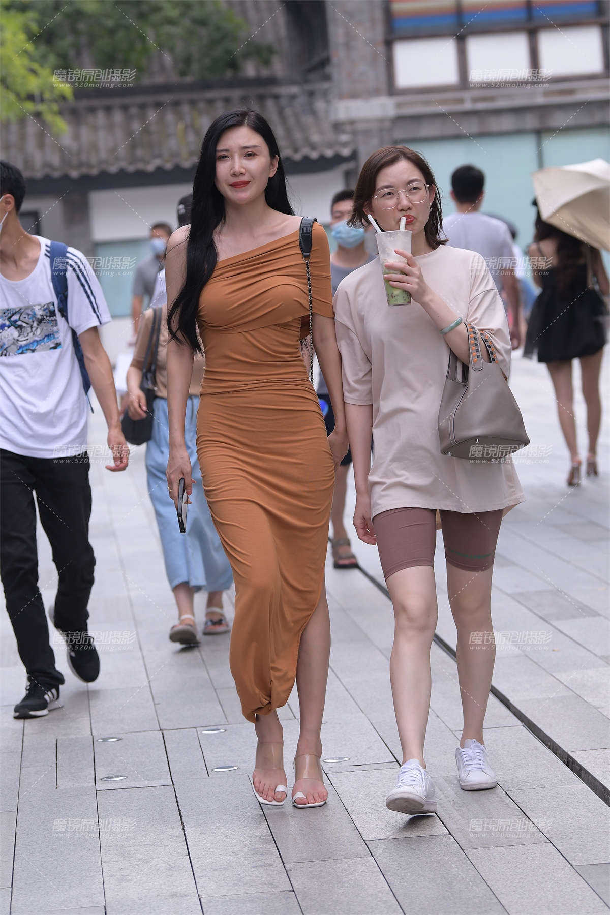 高挑有味道的女人~-日更街拍