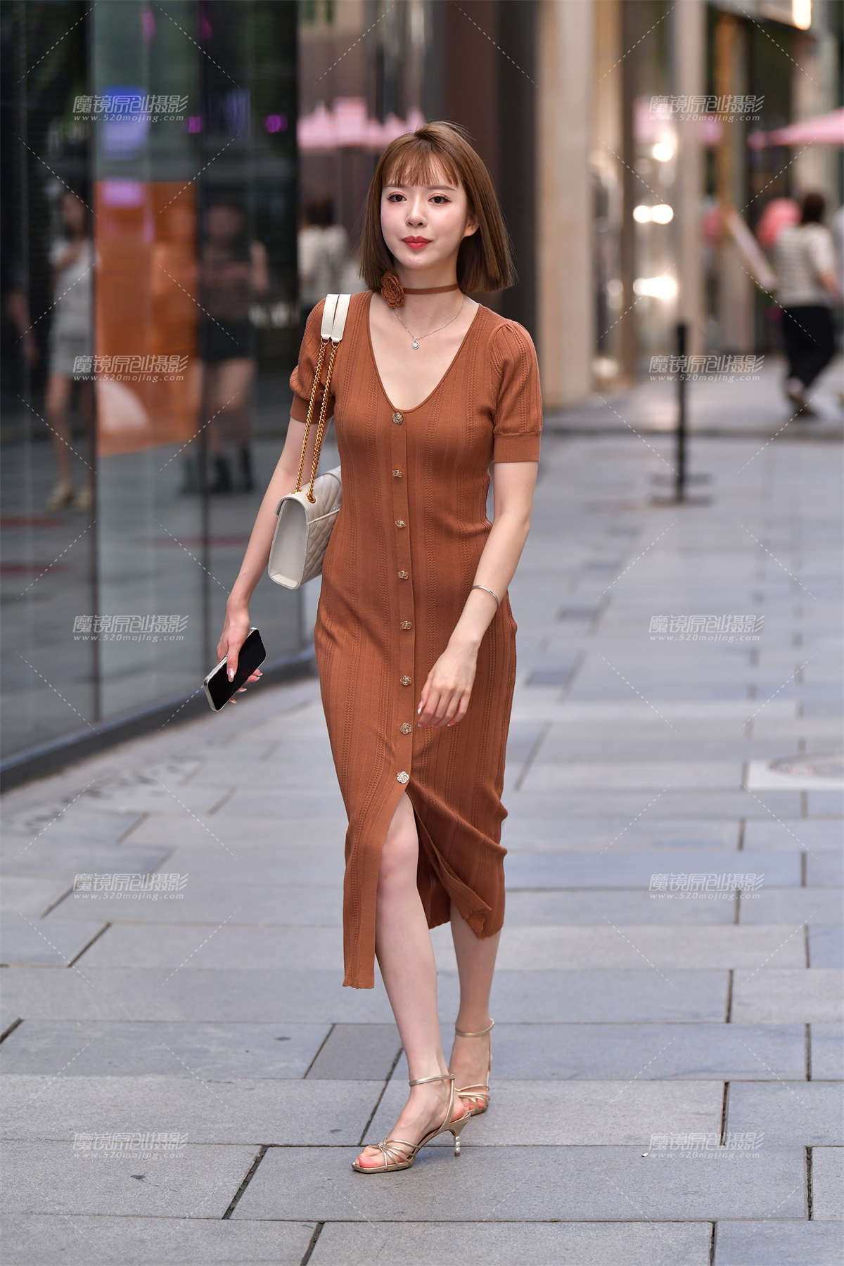 ★优雅气质长裙美女-日更街拍