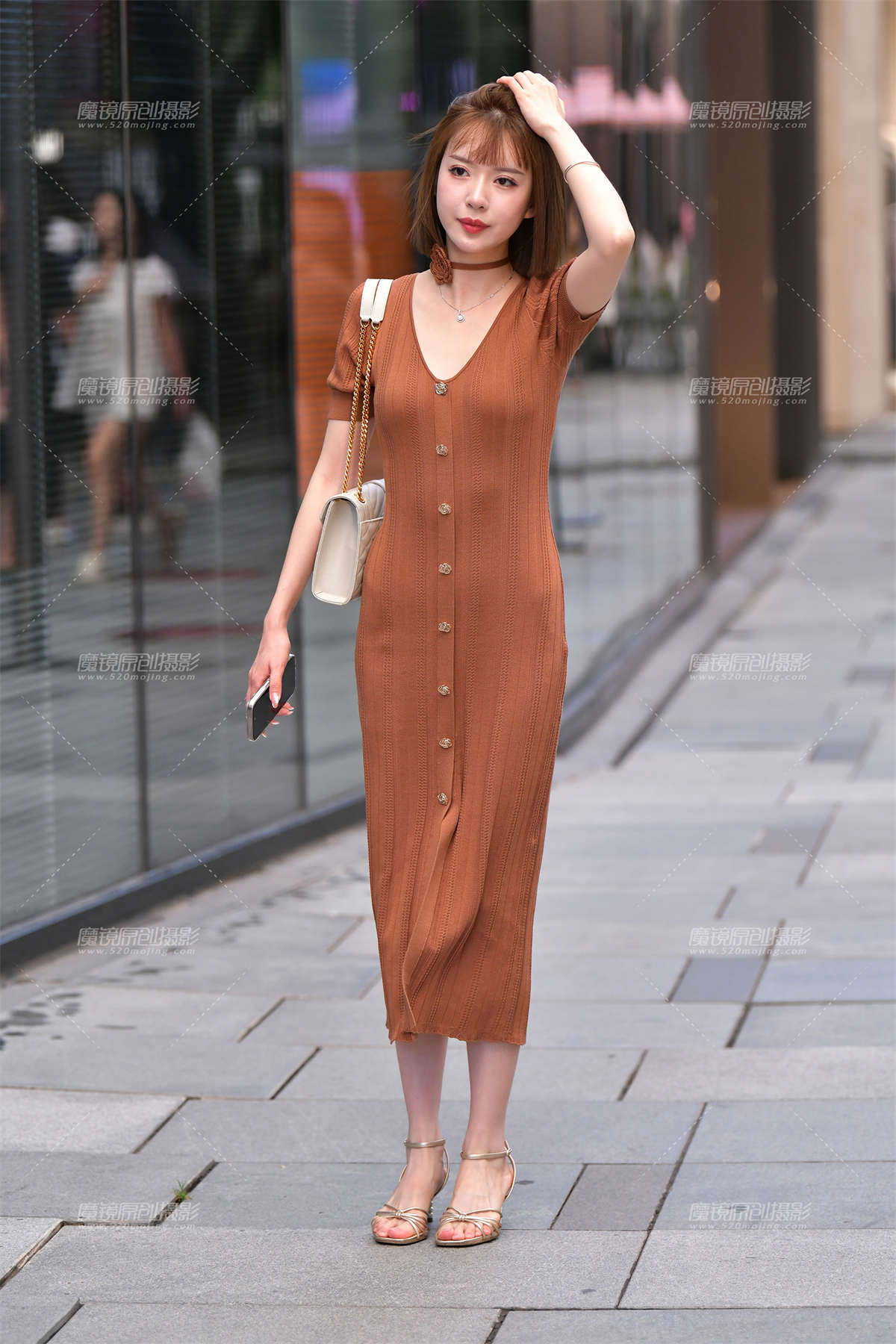 图片[2]-★优雅气质长裙美女-日更街拍