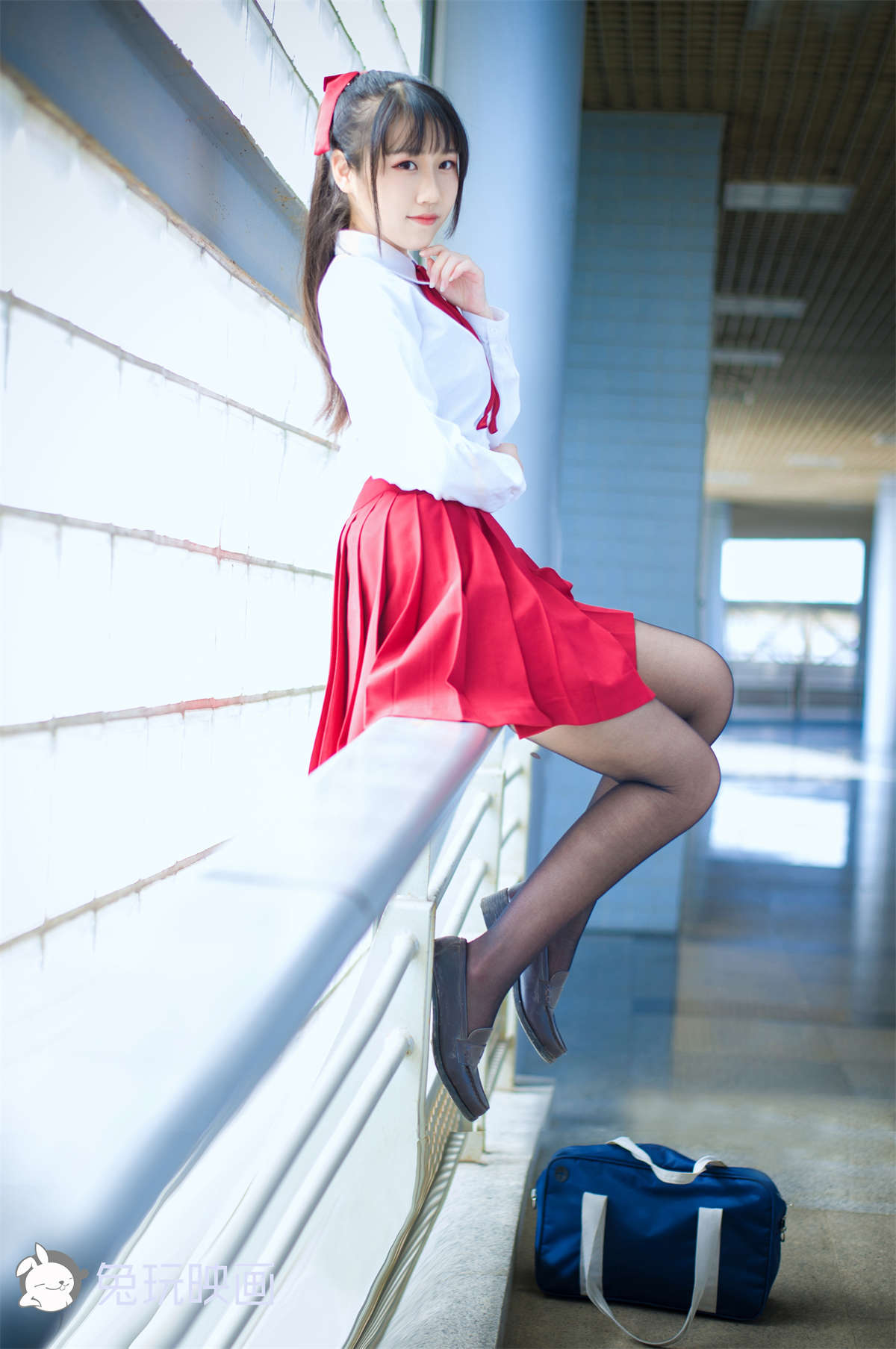 兔玩映画 B82.002 超清新的JK少女插图1