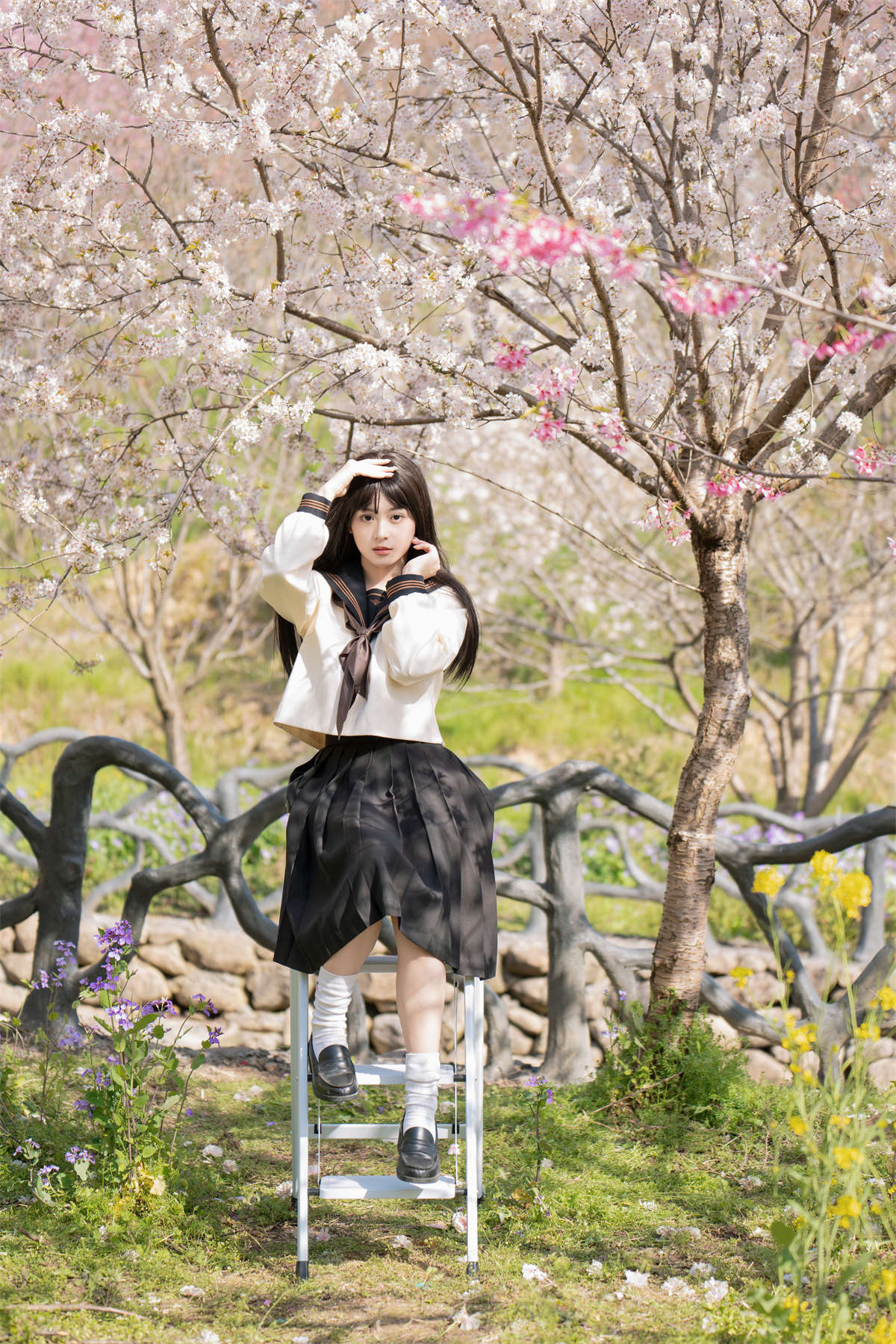 YITUYU艺图语 2024.04.27 樱花少女 安琪不吃香菇-日更街拍