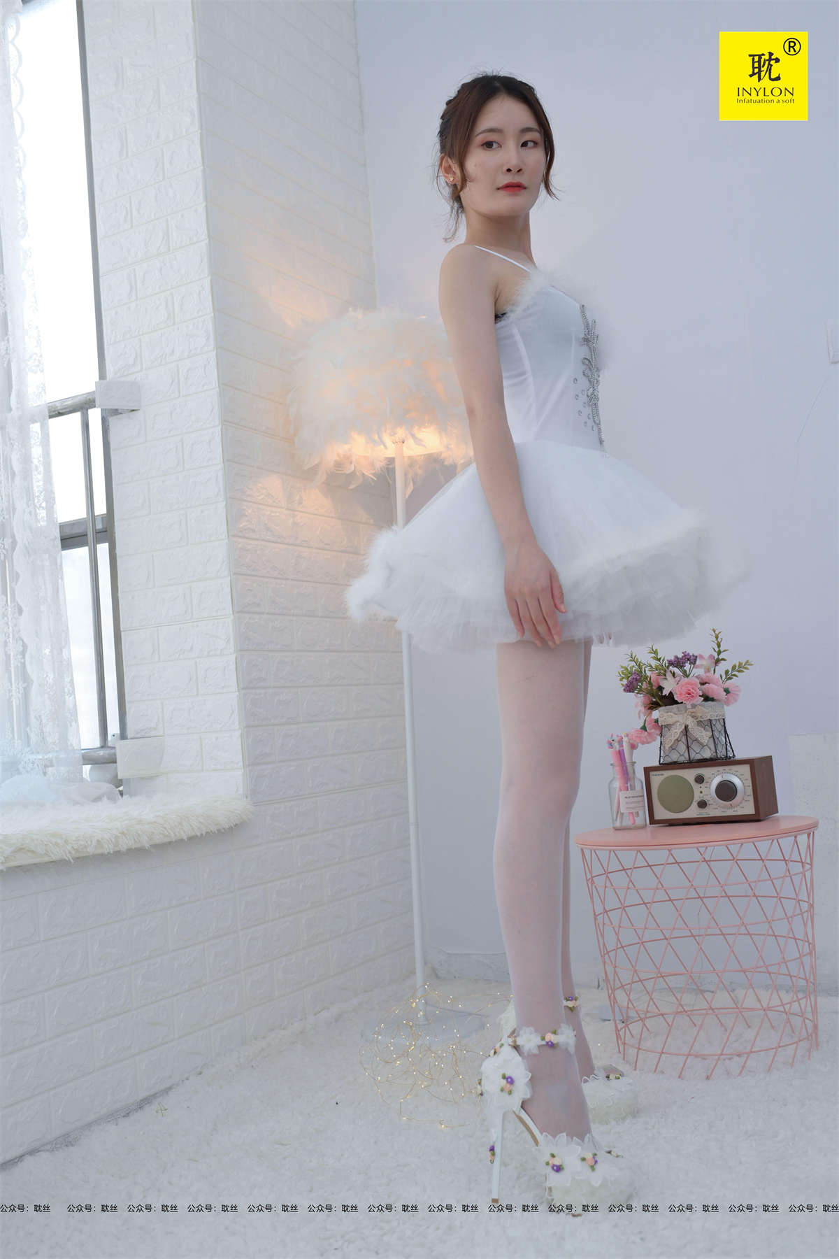 IESS异思趣向 普惠集S003 紫薇 白芭蕾-日更街拍