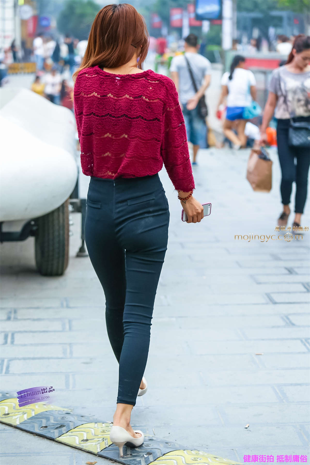 李欢原创-美女，黑裤（13P）-日更街拍