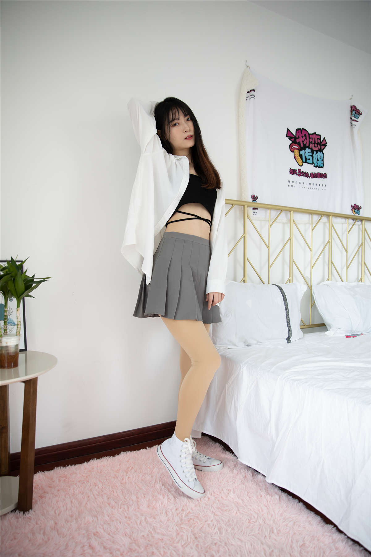 图片[2]-物恋传媒 NO.698期 猫耳-花开心自明-日更街拍