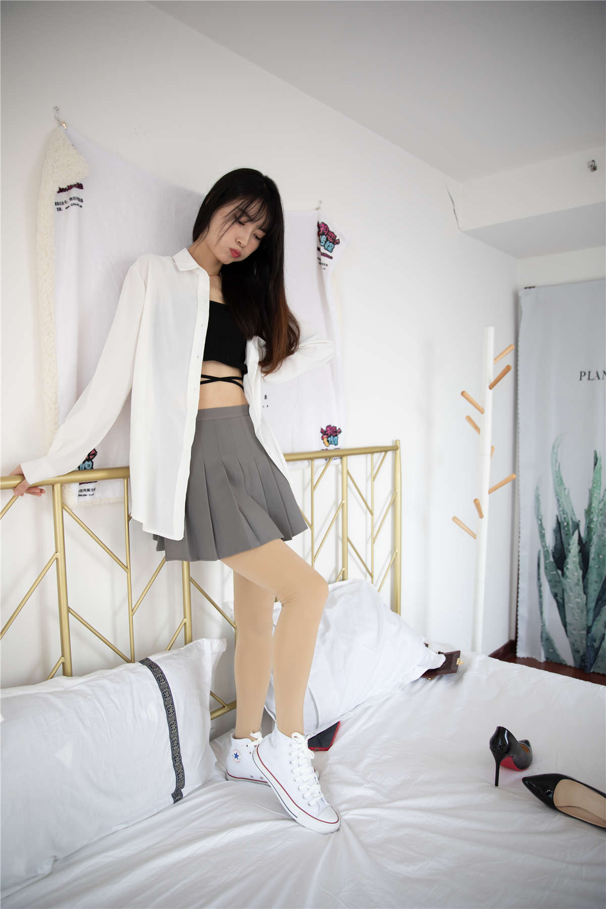 物恋传媒 NO.698期 猫耳-花开心自明-日更街拍