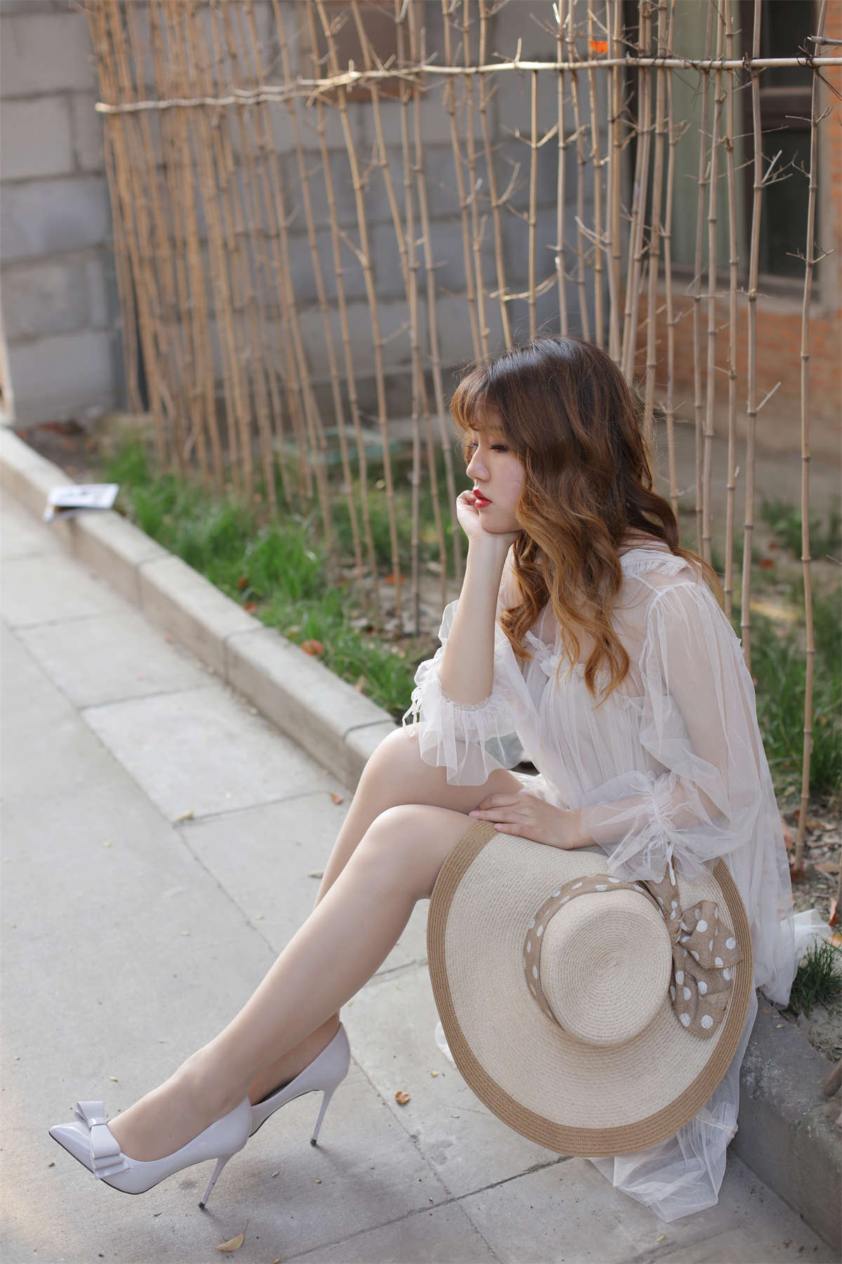 图片[2]-奈丝写真 NO.056 高高-故事的小黄花-日更街拍