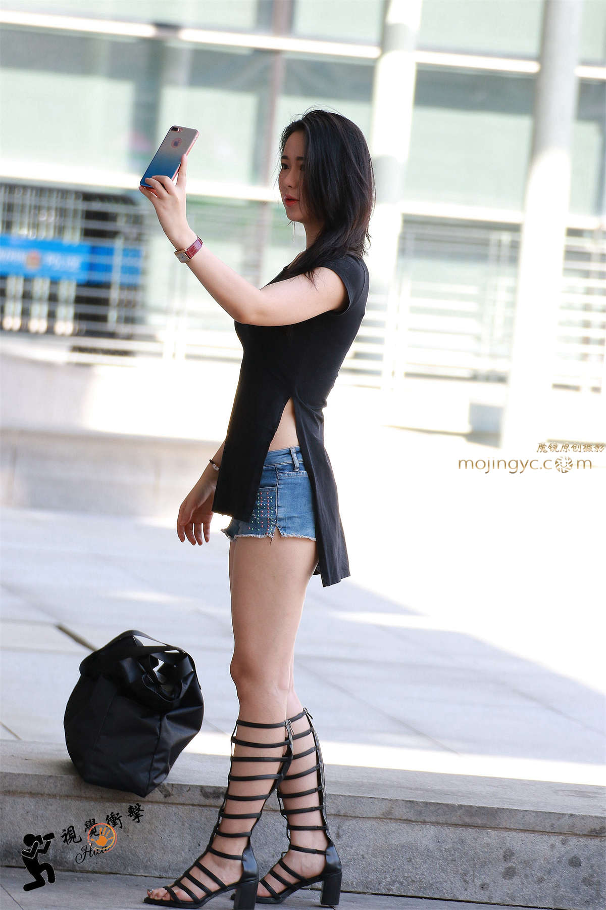 俩 高挑 靓丽 美女-日更街拍