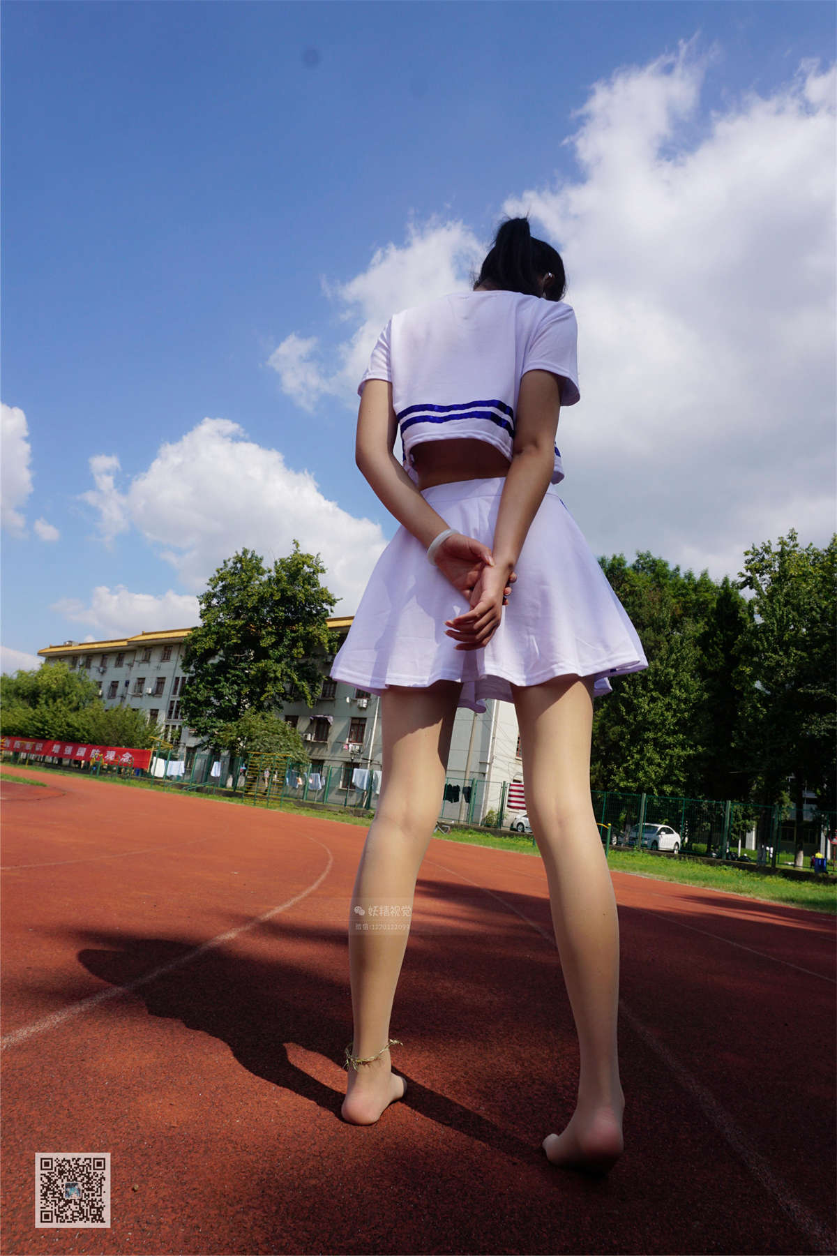 图片[2]-妖精视觉 NO.008 甜甜 娇柔肉丝-日更街拍