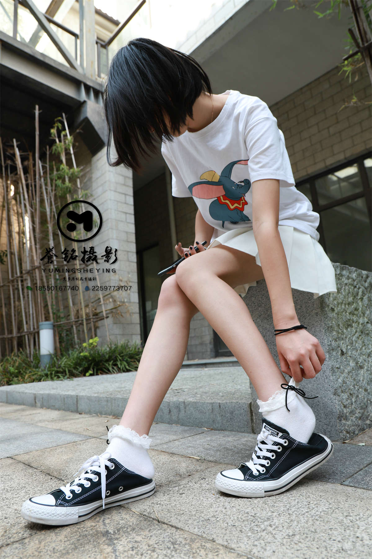 誉铭传媒 2019.11.16定制（白袜帆布鞋）-日更街拍
