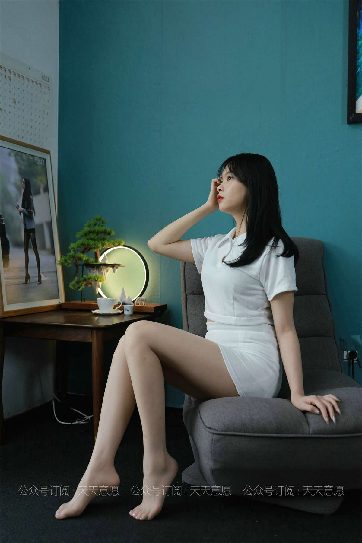 IESS异思趣向 丝享家874期：小七 奶茶少女-日更街拍