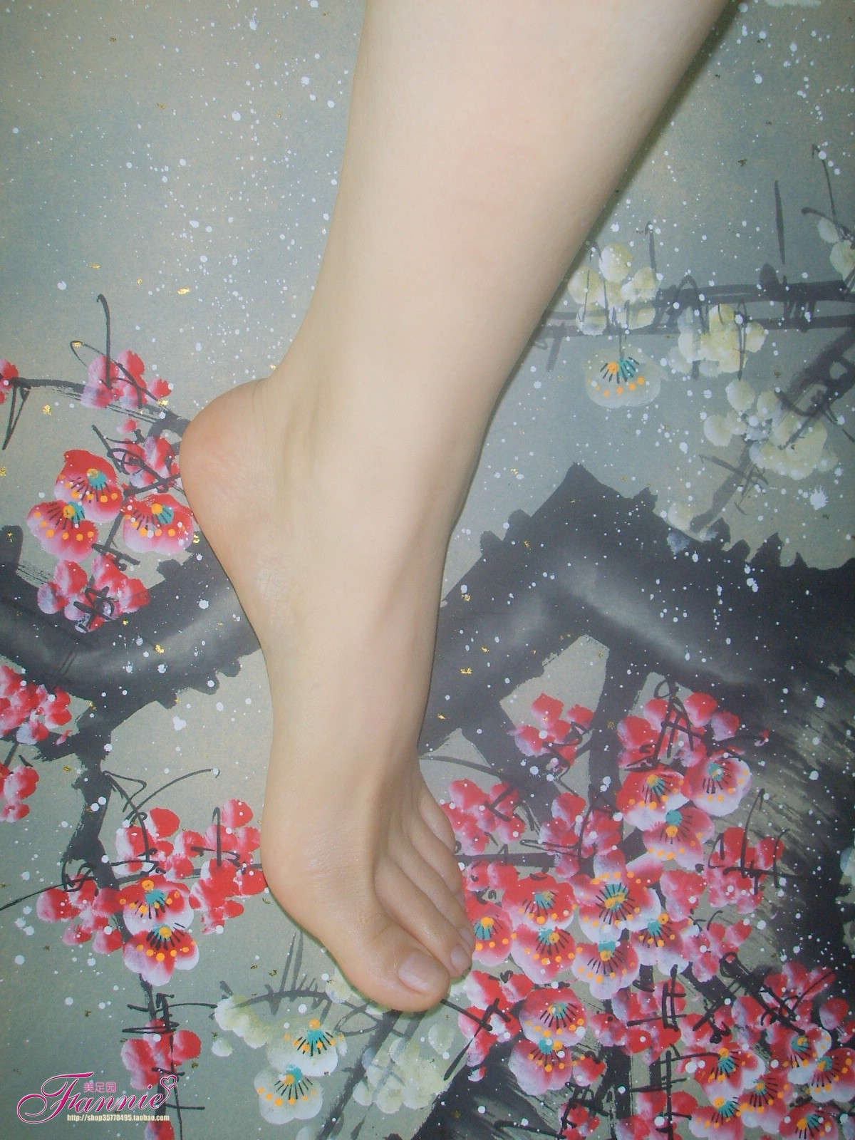 图片[2]-Fannie芬妮美足园NO.509 梅足图-日更街拍