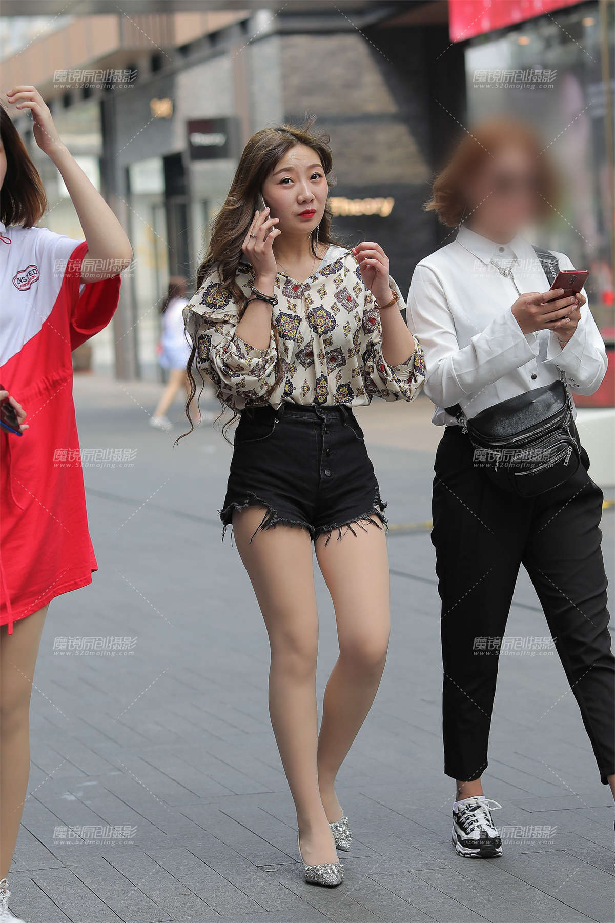 【凯恩赛贴】丝袜热裤-日更街拍