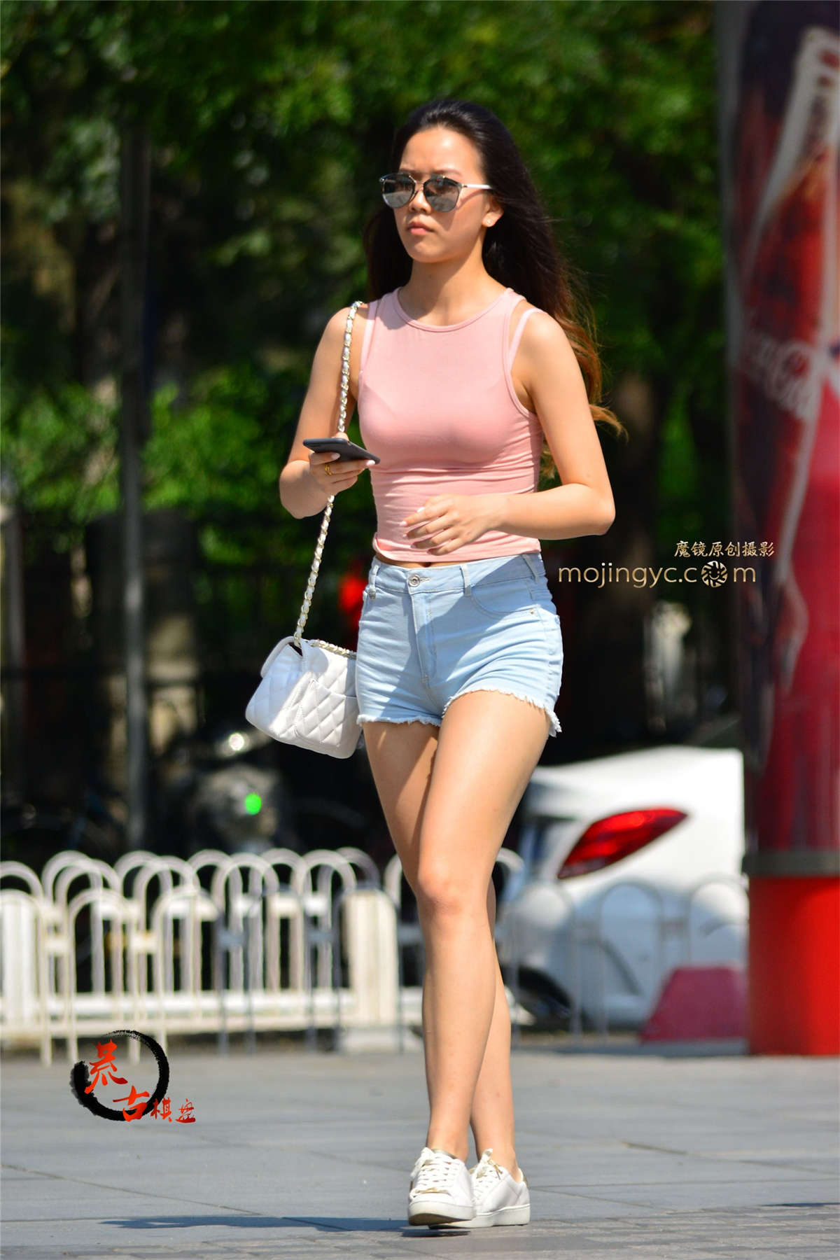 图片[2]-8-17,粉色紧身衣-日更街拍