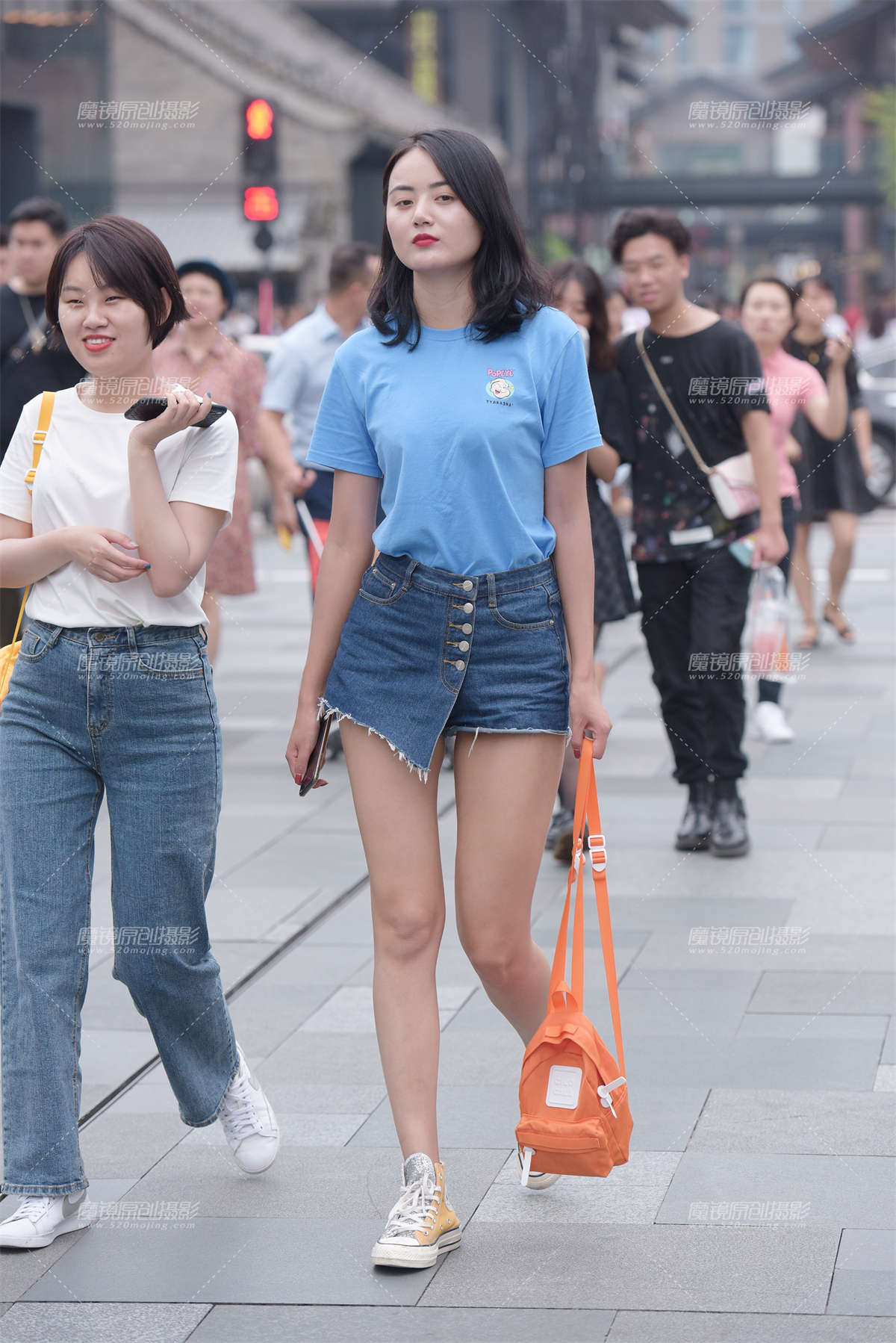 【慕容笙赛贴】短裤美女-日更街拍