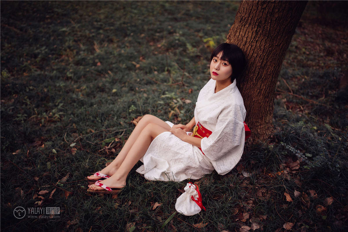 YALAYI雅拉伊 NO.136 夕阳下的和风少女 静静-日更街拍