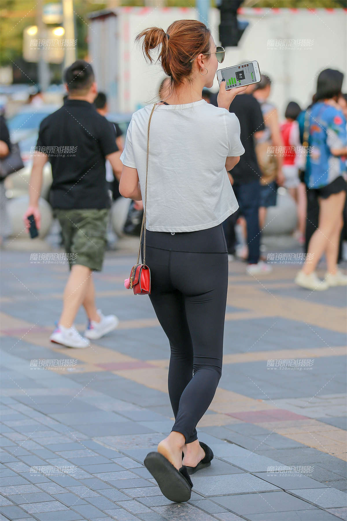 图片[2]-黑色瑜伽裤-日更街拍