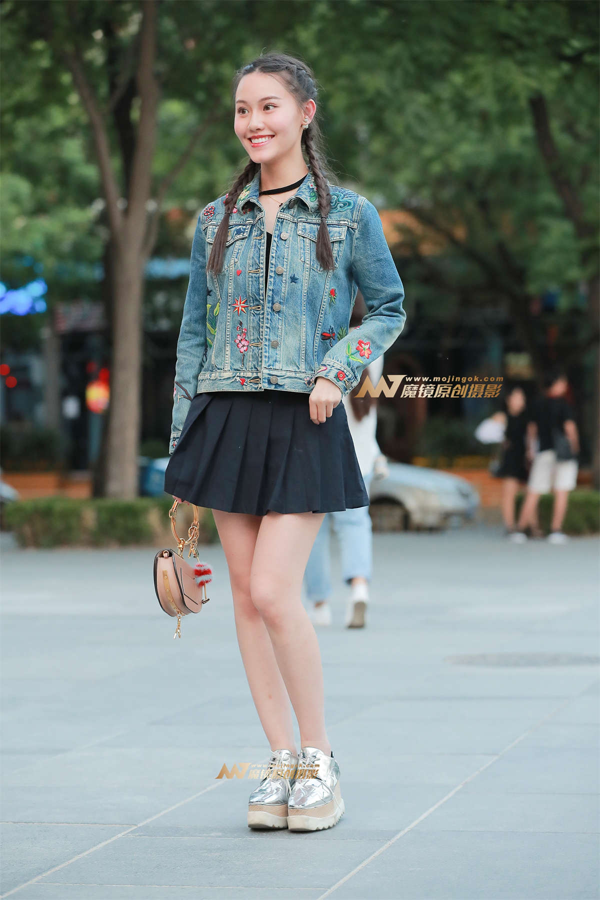 H20、美丽的麻花辫，缠住我心田-日更街拍