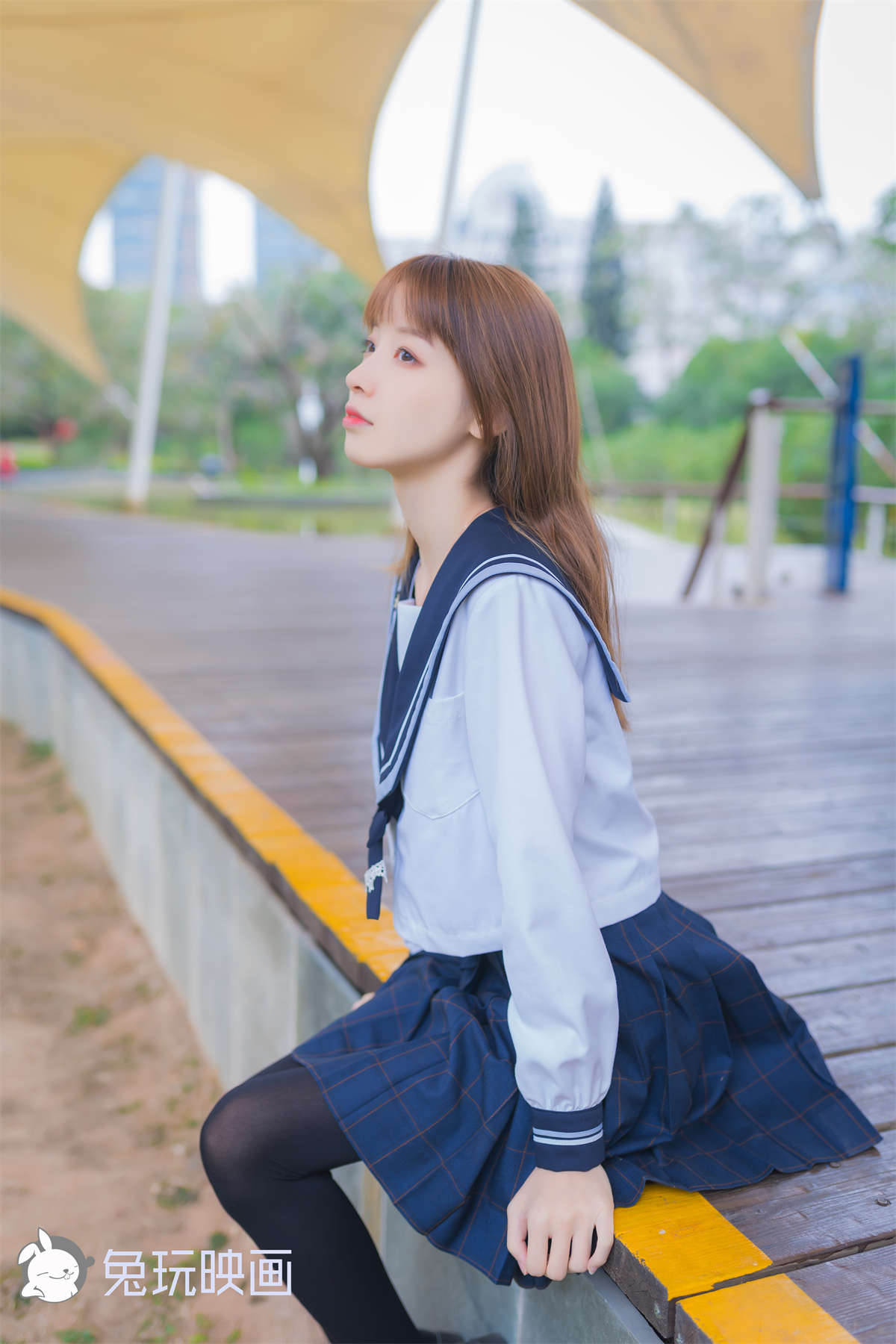 兔玩映画 B84.007 小清新JK少女-日更街拍