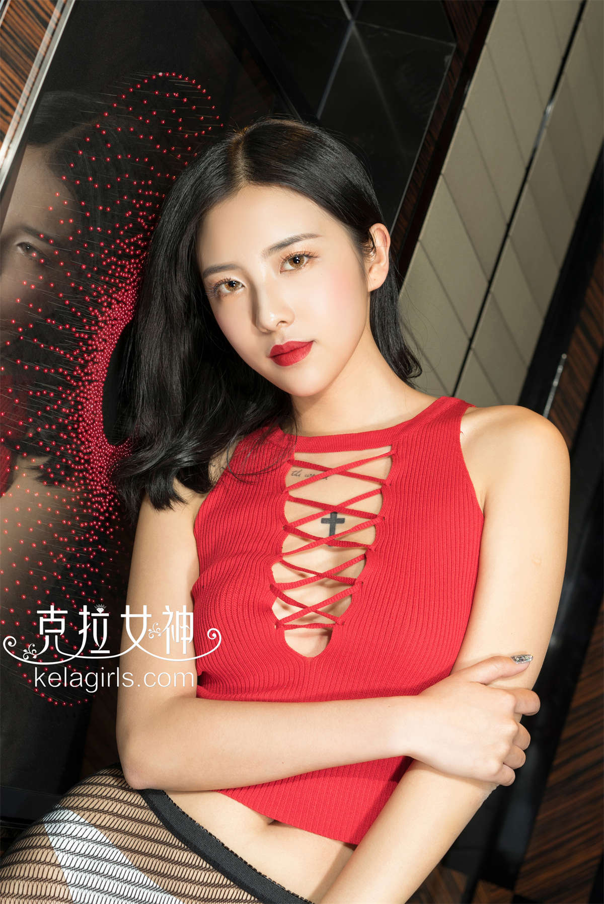 Kelagirls克拉女神 2017.05.04 凌雪 缠丝绕网-日更街拍