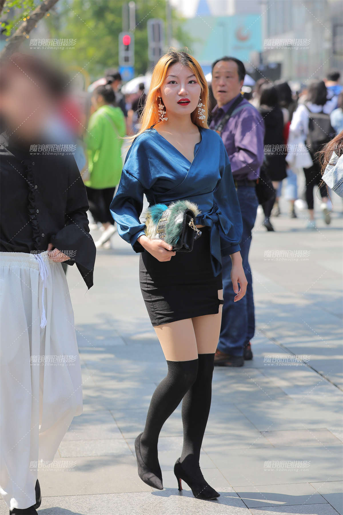 包臀 丝袜-日更街拍