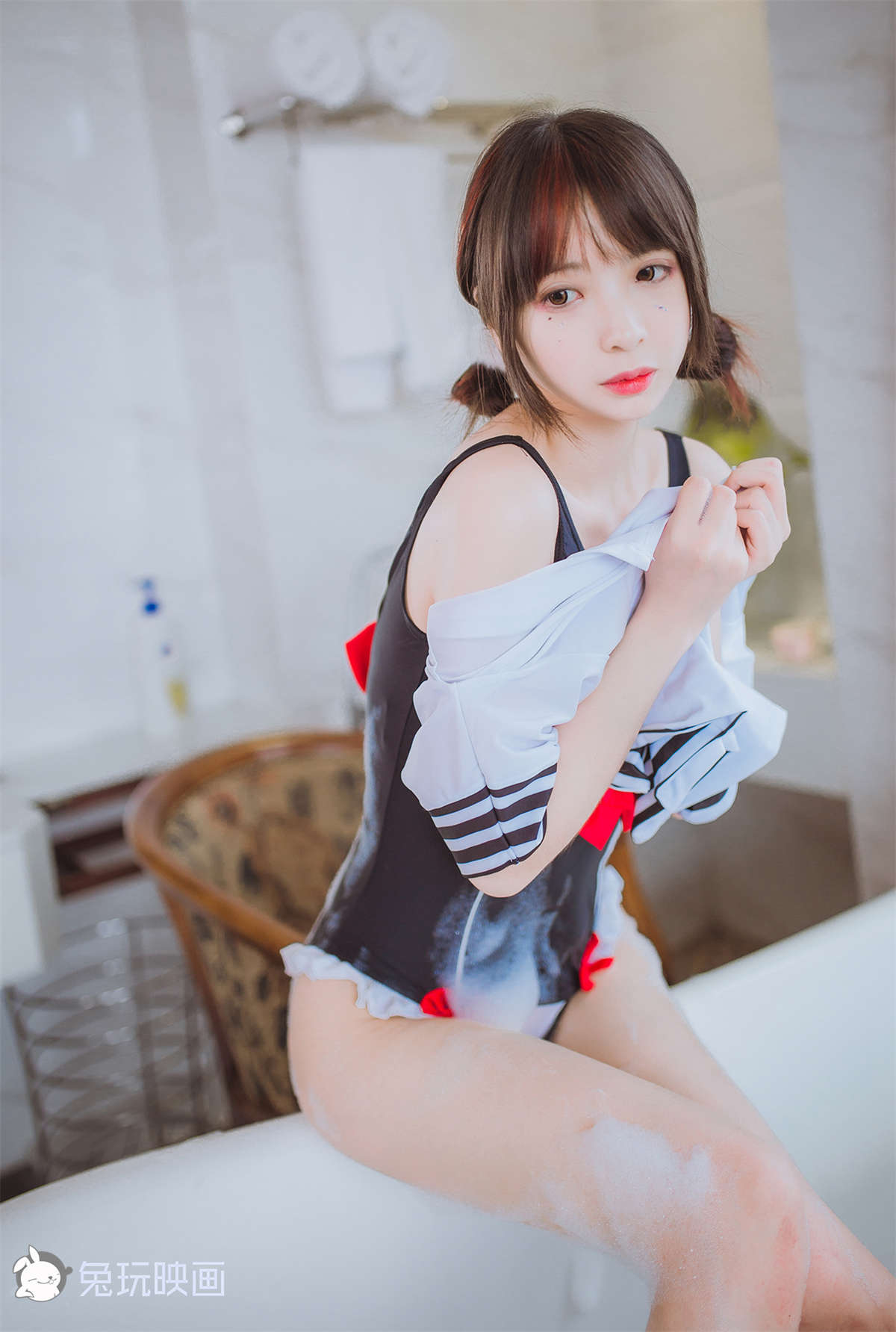 图片[2]-兔玩映画 夏日泳装 VOL.004 萌猫娘-日更街拍