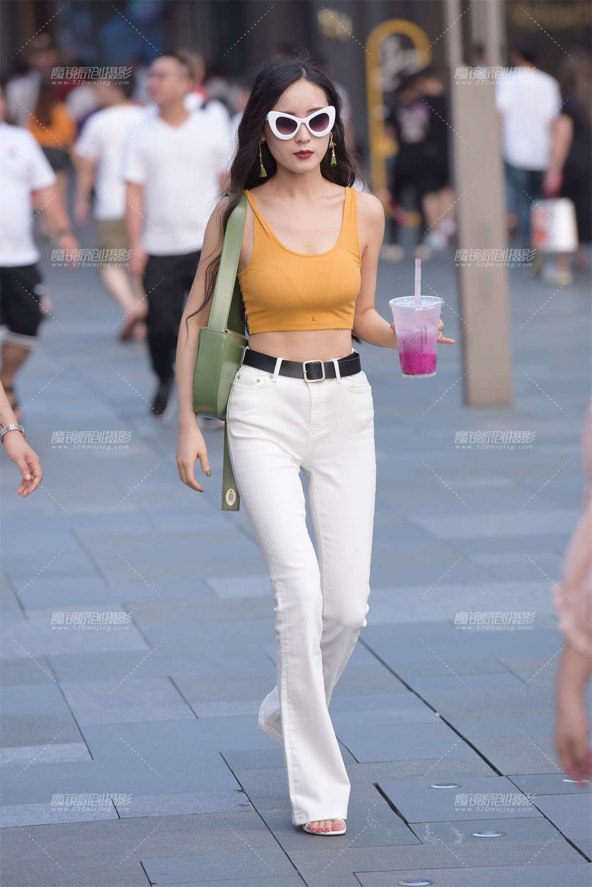 【慕容笙赛贴】喝奶茶的小姐姐-日更街拍