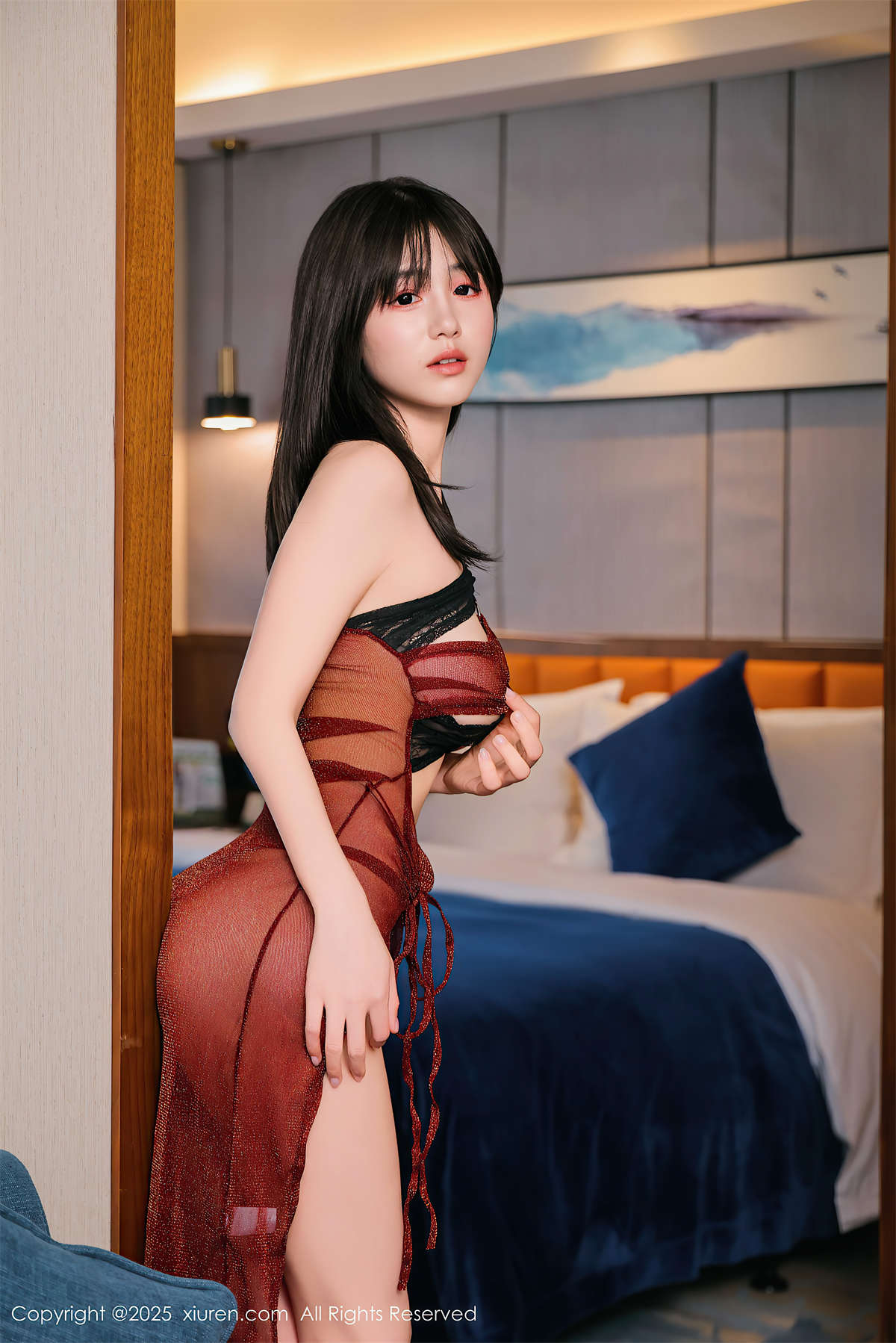 图片[2]-Xiuren秀人网 2025.01.23 NO.9804 奶芙乔乔-日更街拍