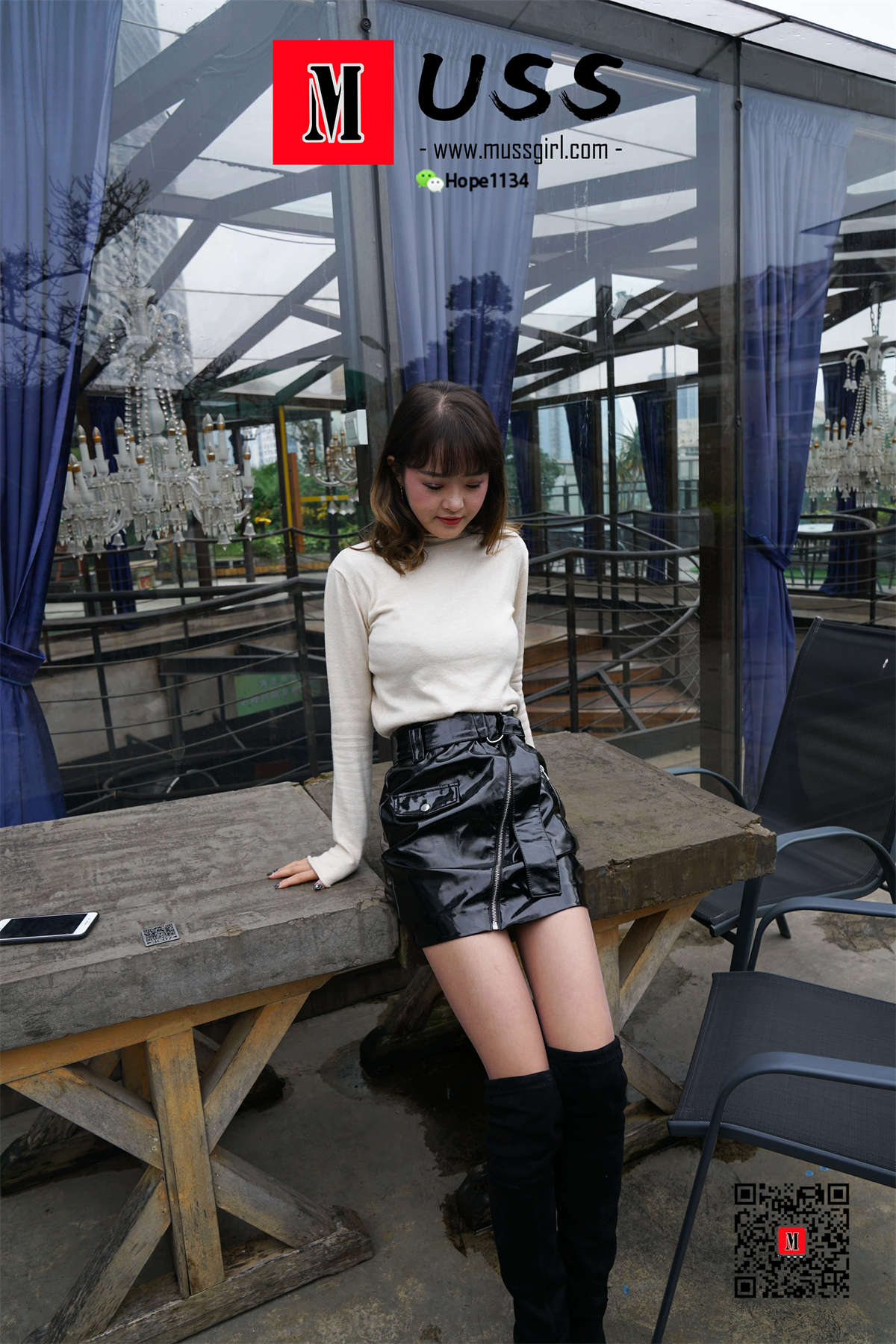 MussGirl慕丝女郎 NO.031 燕子的长筒靴-日更街拍