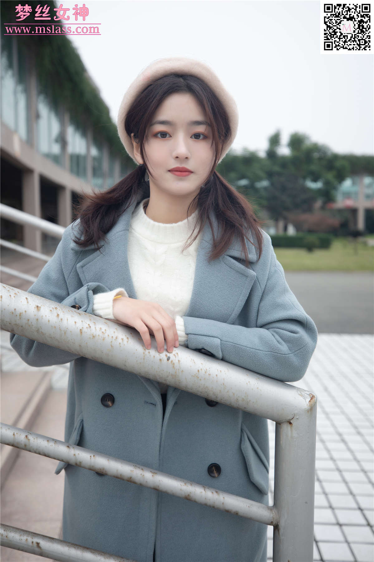 图片[2]-2019.11.19 璇璇 9分五官的校花-日更街拍