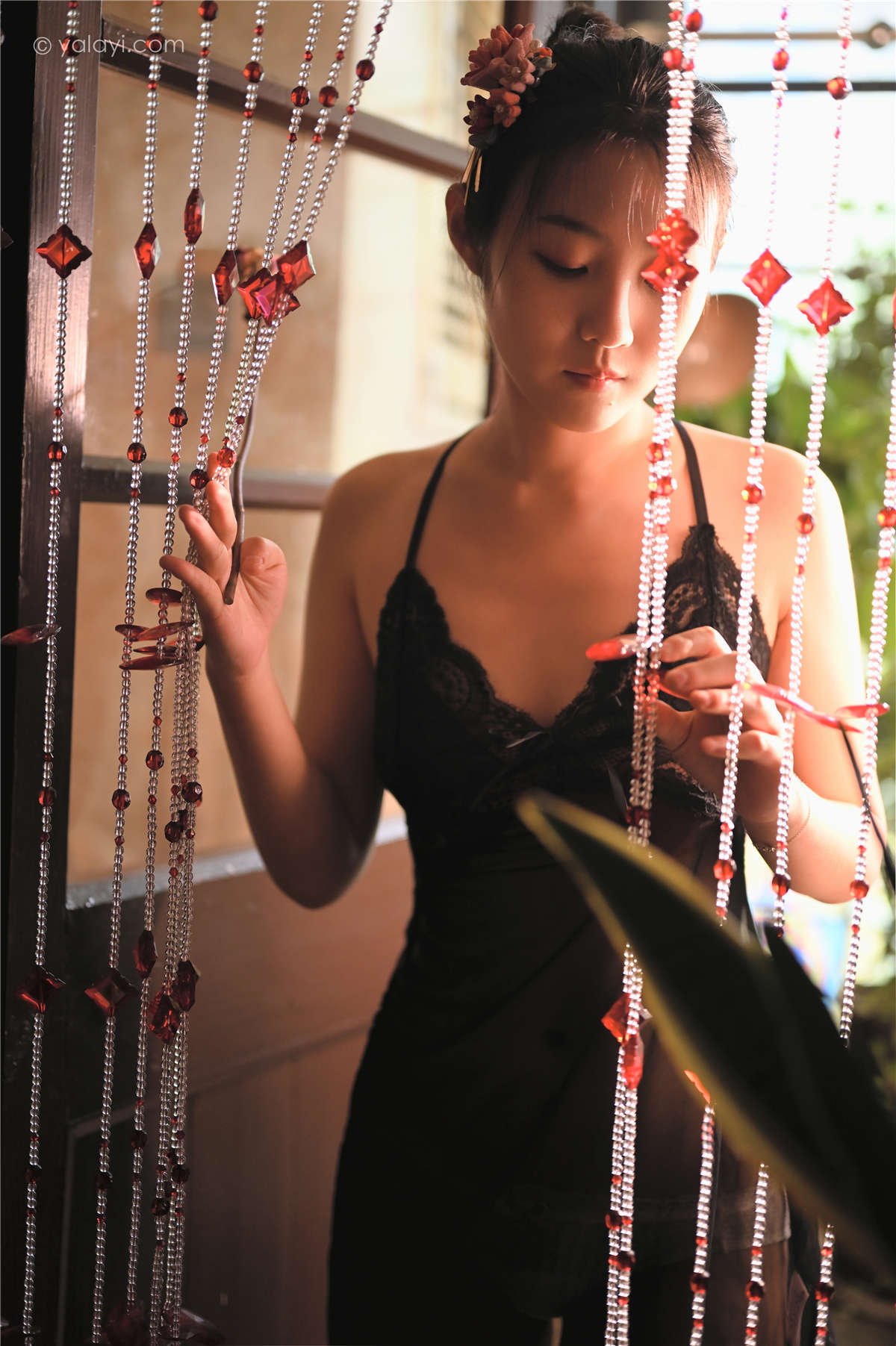 图片[2]-YALAYI雅拉伊 NO.673 沈伊 剪烛西窗-日更街拍