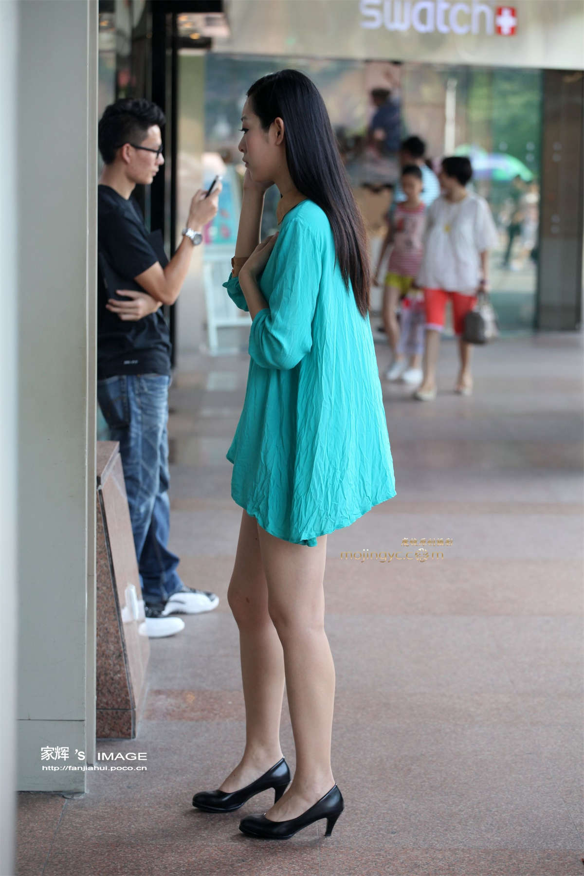 绿衣mm-日更街拍