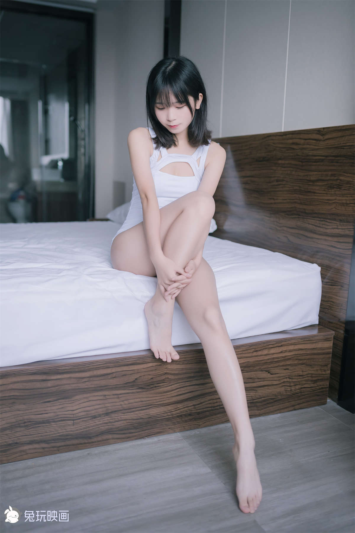 图片[2]-兔玩映画 夏日泳装 VOL.021 白色死库水-日更街拍