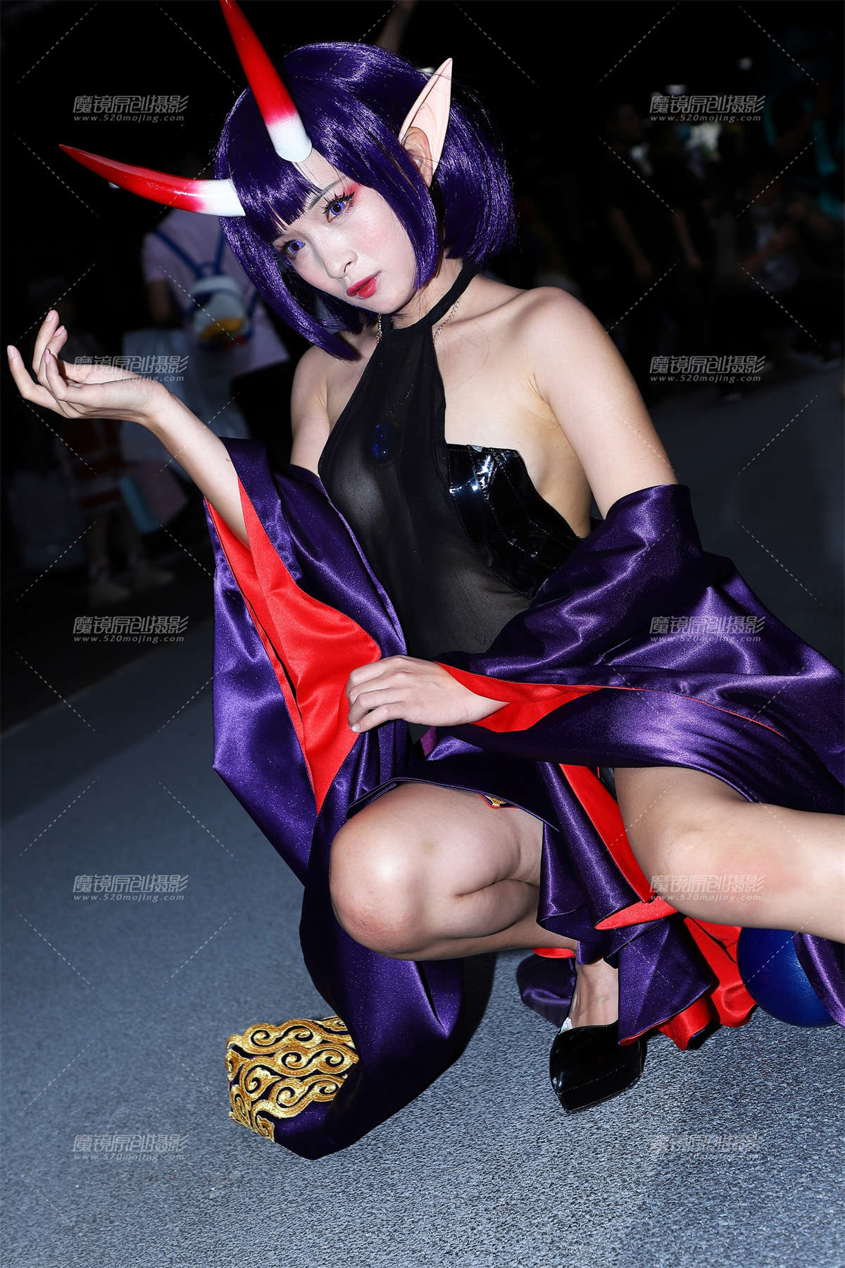 蕾丝装cosplay-日更街拍