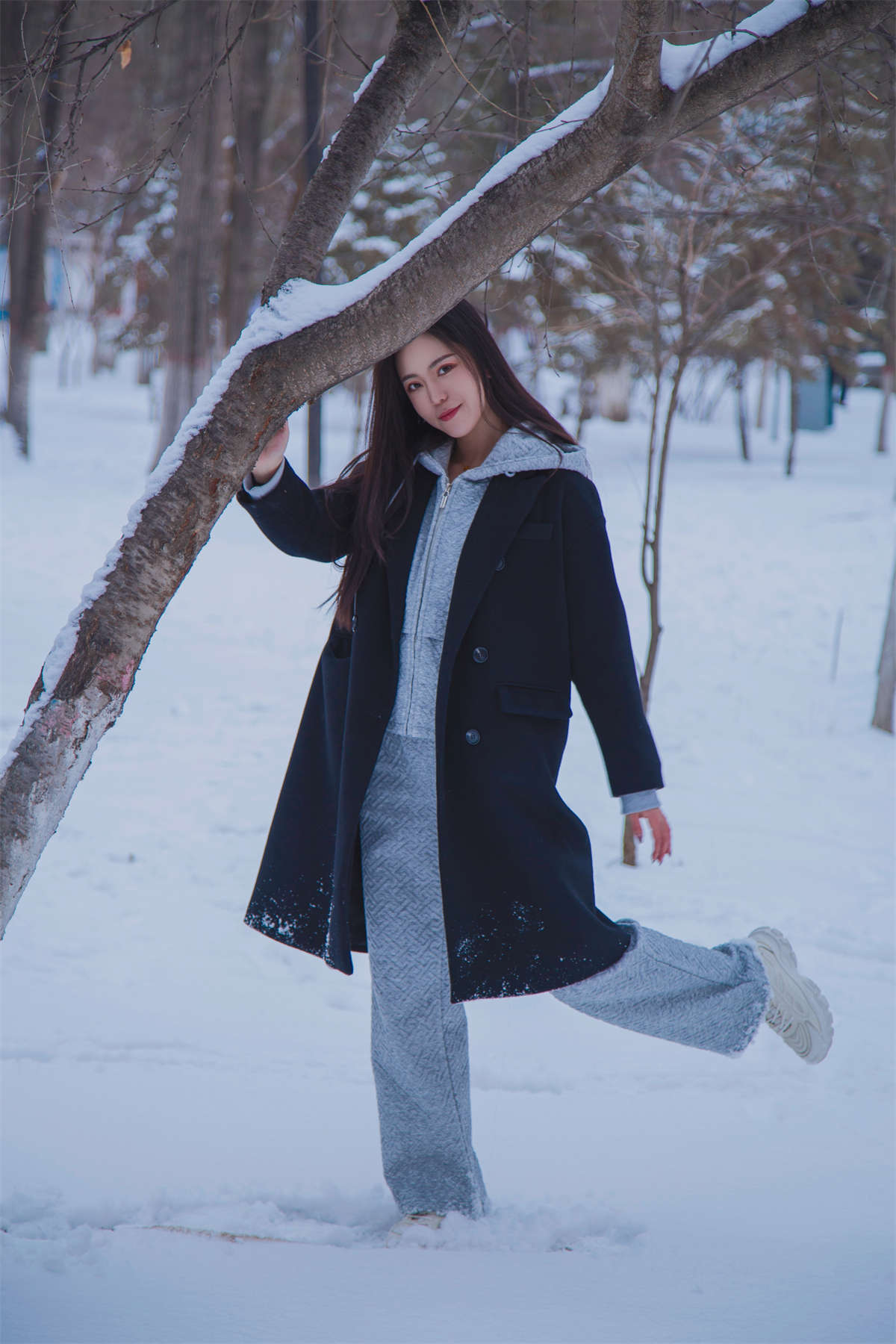 织梦行影摄影作品 第138期 踏雪无痕-首次雪景拍摄，天寒地冻-日更街拍