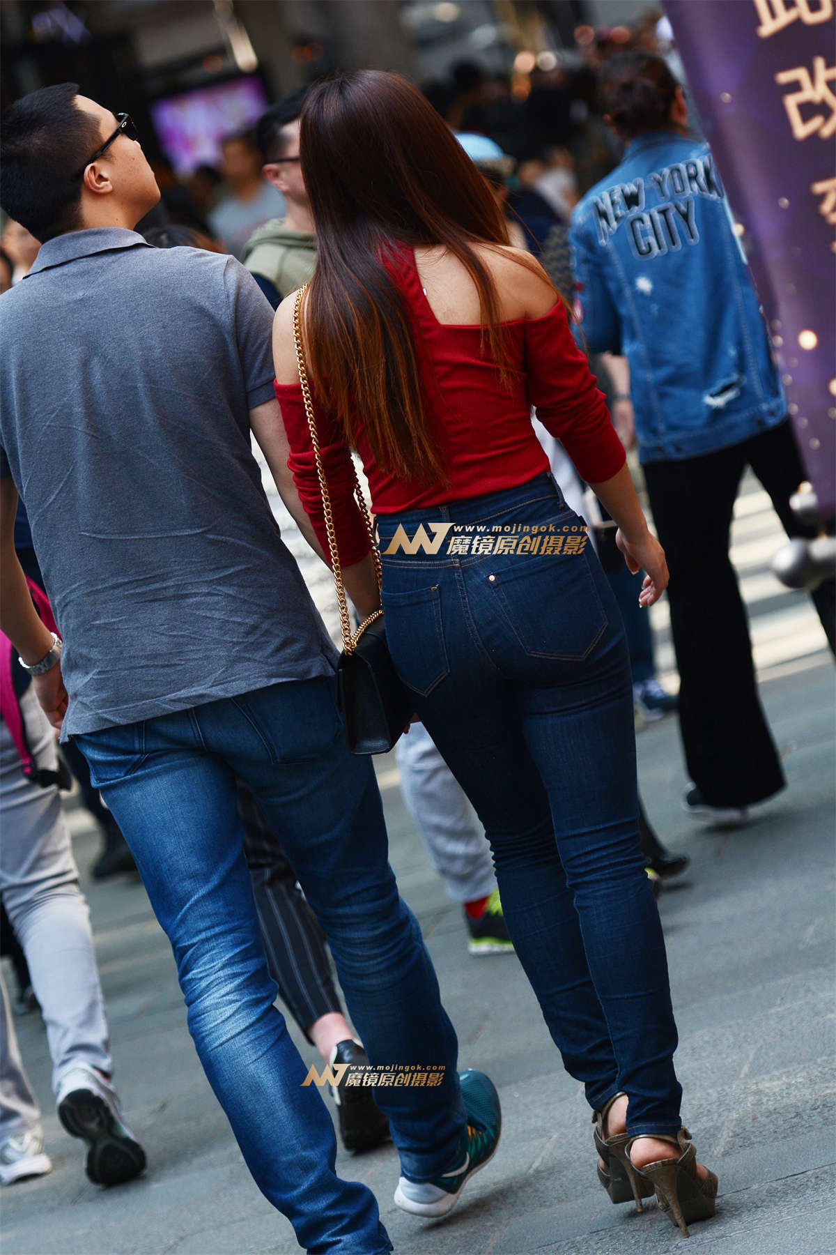 图片[2]-【咔喳赛贴】红衣牛仔-日更街拍