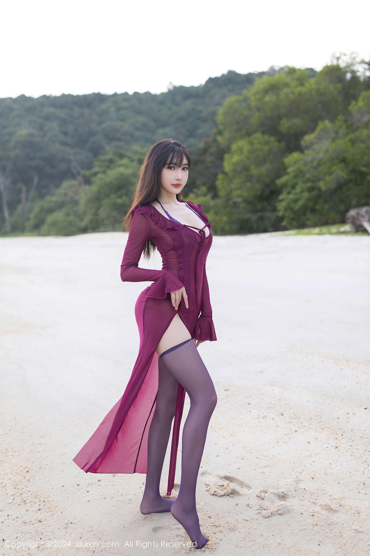 图片[2]-Xiuren秀人网 2024.08.15 NO.9021 陆萱萱-日更街拍