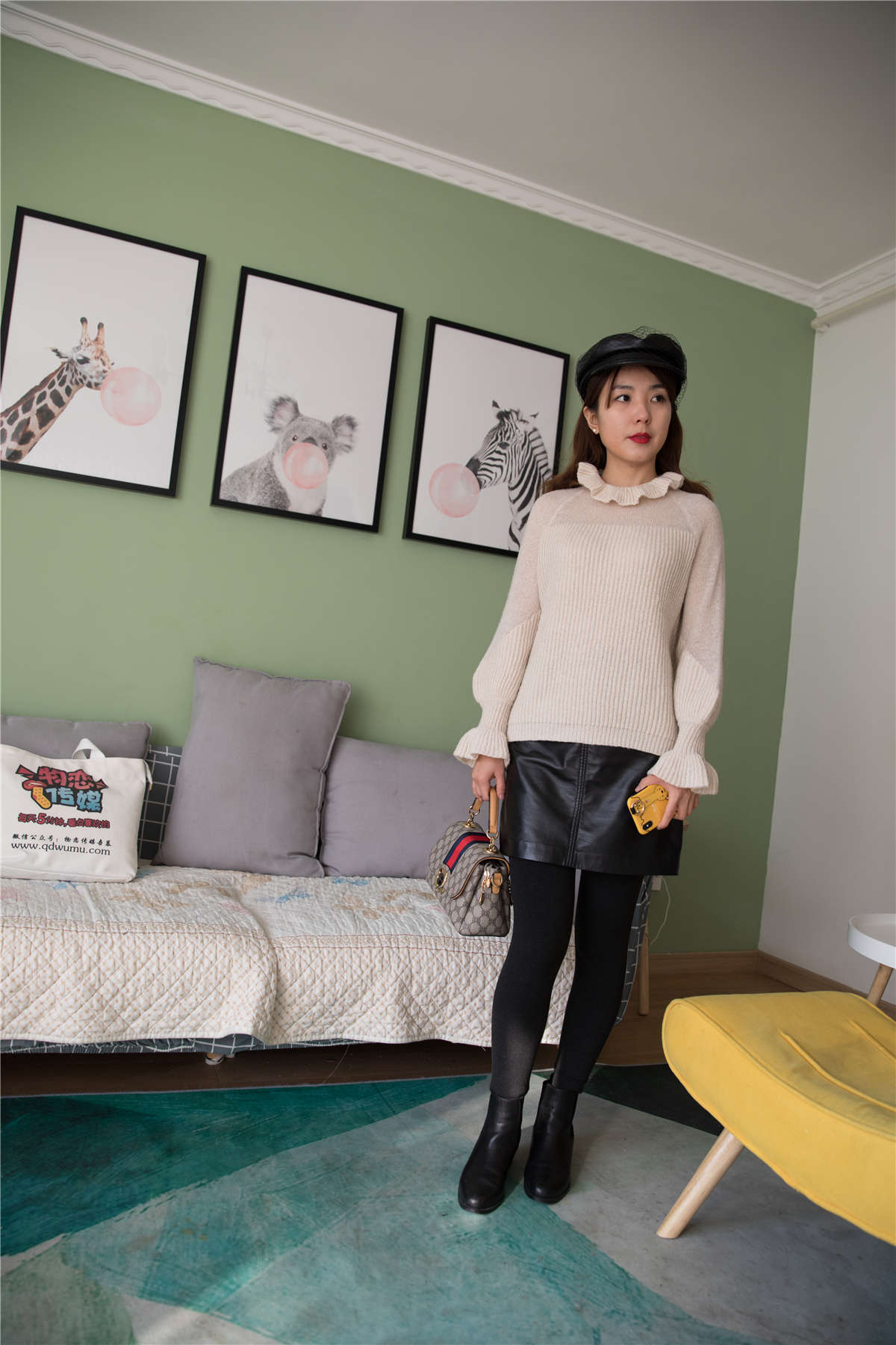 图片[2]-物恋传媒325期：晚晴-盈盈冬日歌-日更街拍