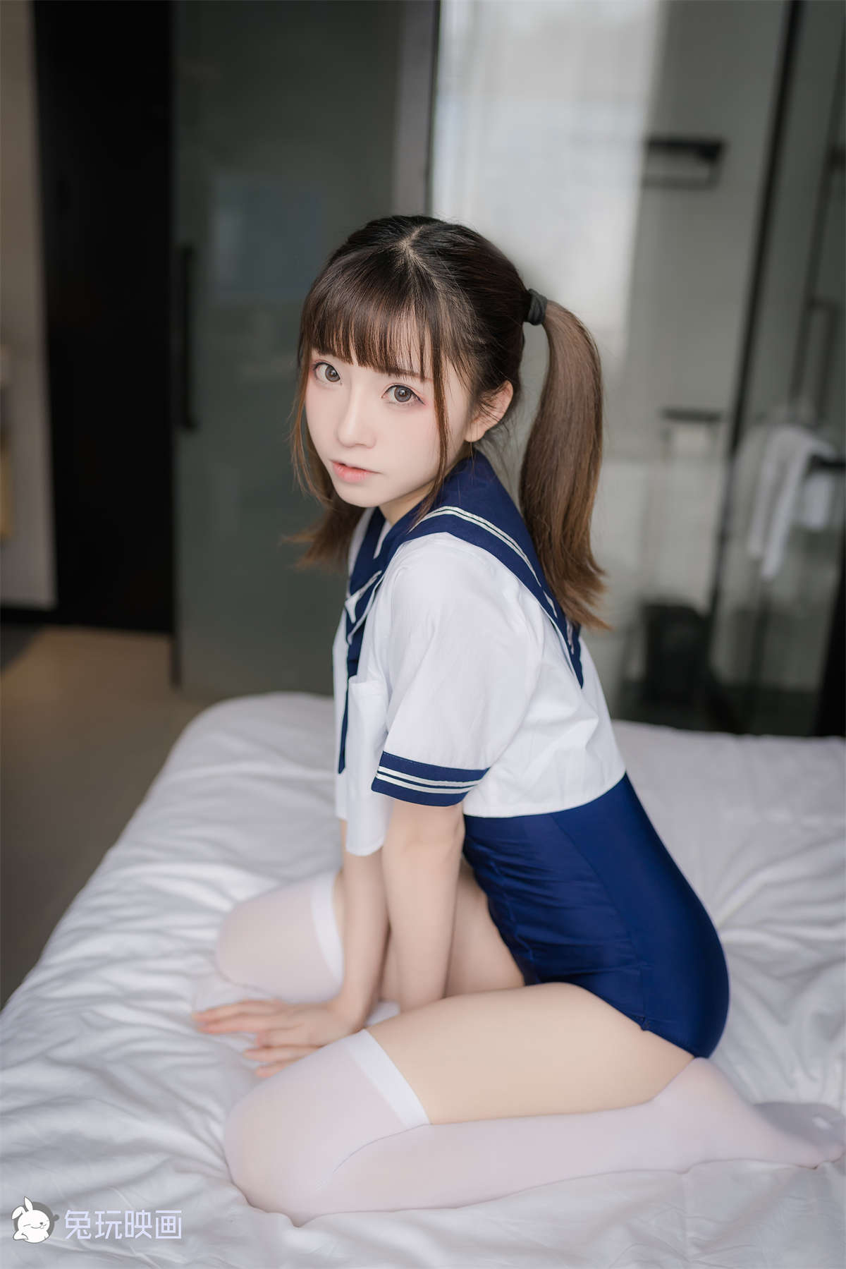 图片[2]-兔玩映画 夏日泳装 VOL.023 泳装JK-日更街拍