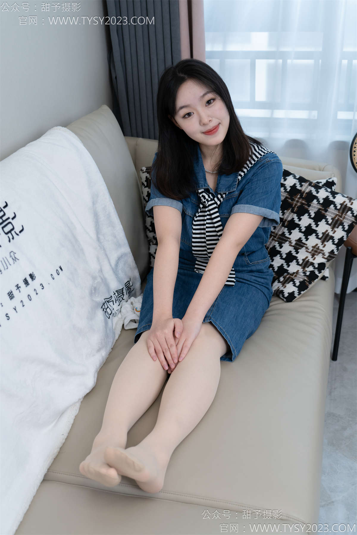 图片[2]-甜予摄影151期：小葵-板鞋、白棉袜、薄肉丝（脚尖加固）完整版-日更街拍