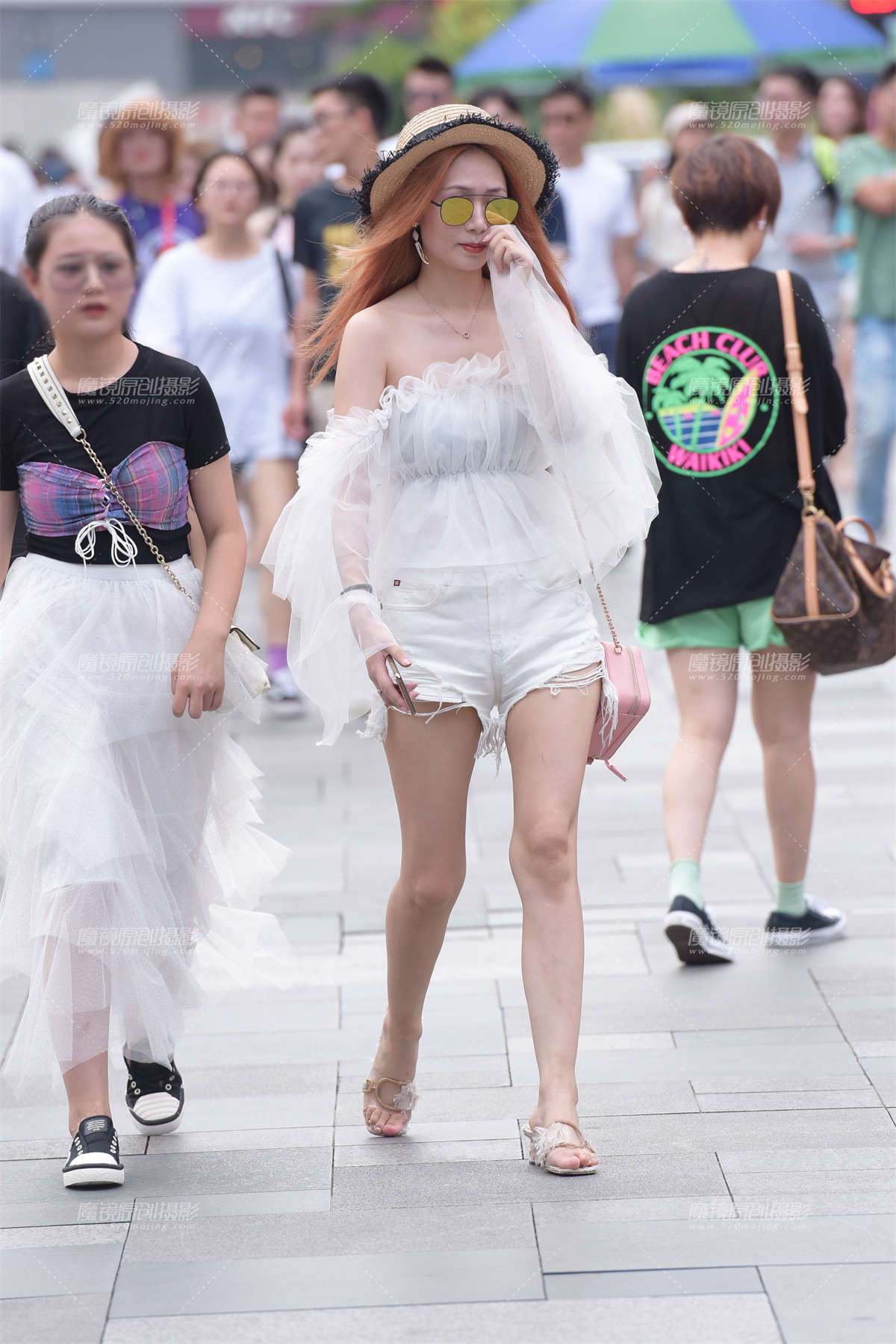 【慕容笙赛贴】白白嫩嫩的美腿-日更街拍