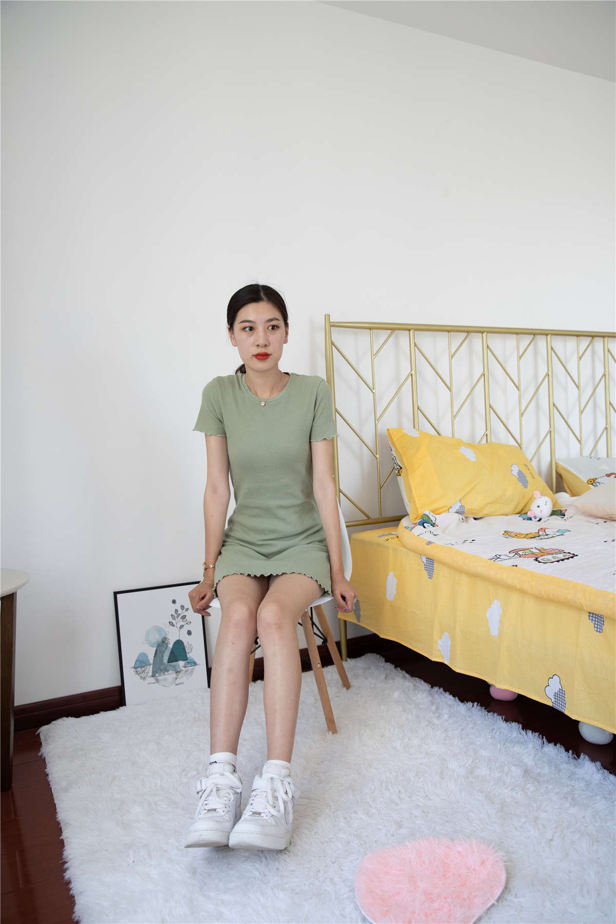 图片[2]-物恋传媒495期：苏镶-夏日寒绿-日更街拍