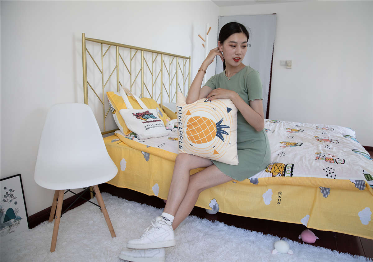 物恋传媒495期：苏镶-夏日寒绿-日更街拍