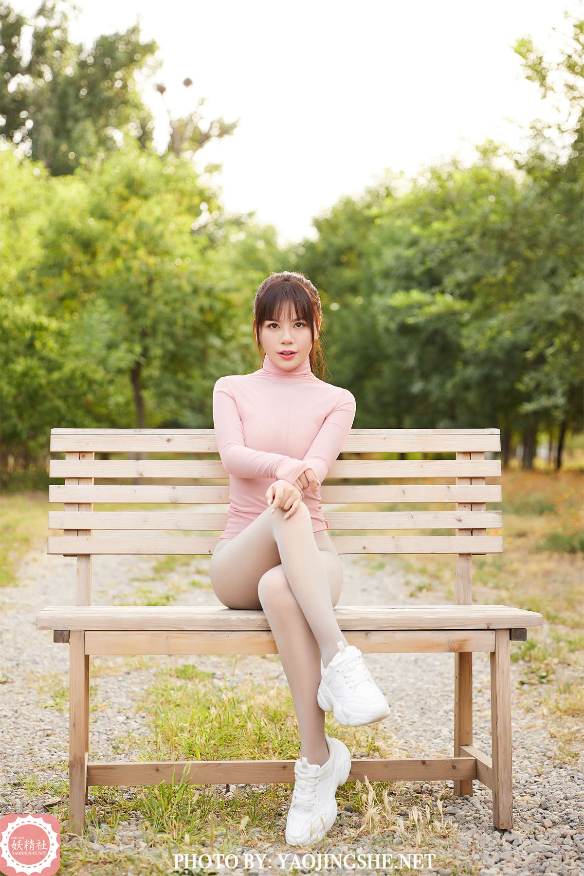 图片[2]-FAIRY CLUB妖精社 2020.08.26 T2028 妲己 公园小妖精-日更街拍