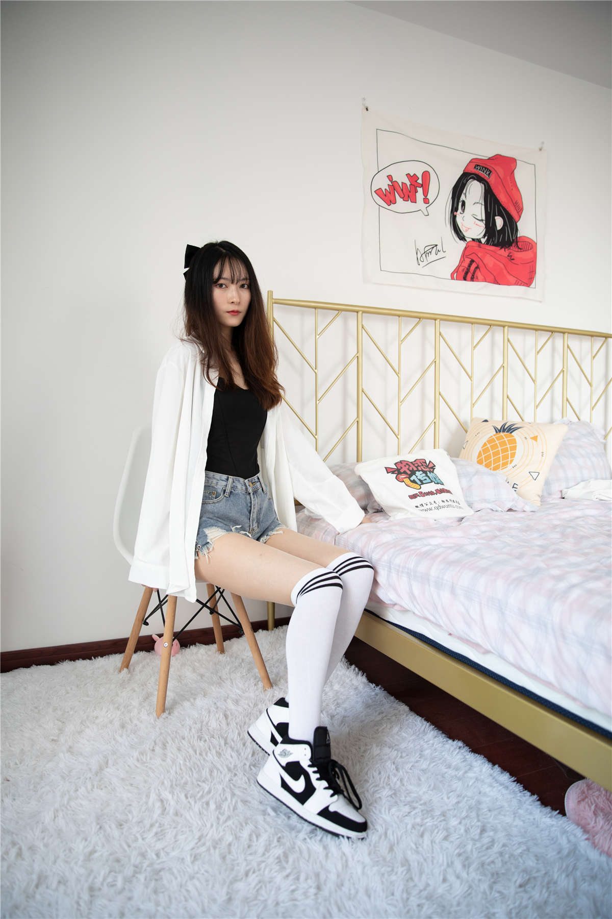 物恋传媒 NO.679 猫耳-白云朵朵-日更街拍