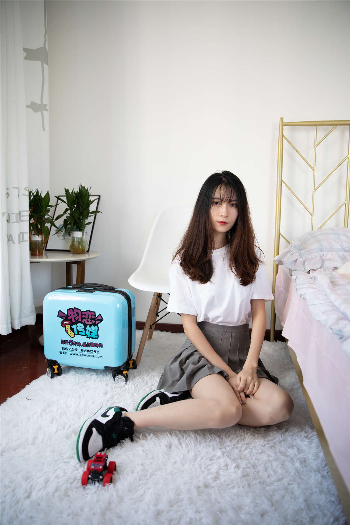 物恋传媒498期：猫耳-心雨花开-日更街拍