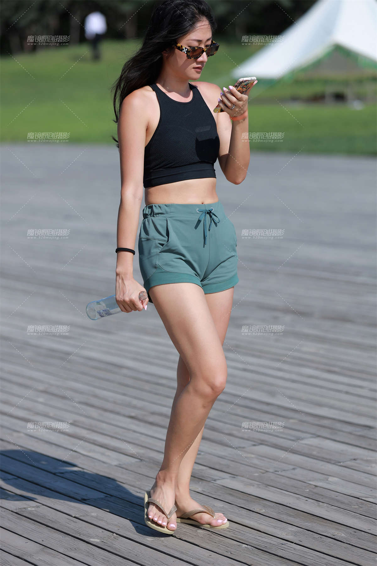 第1580篇★热裤高挑美女★-日更街拍