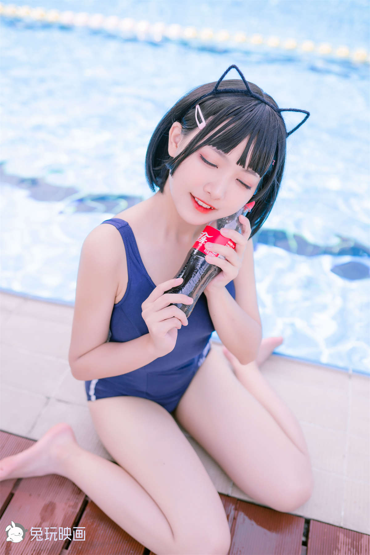 兔玩映画 夏日泳装 VOL.032 夏天呀-日更街拍