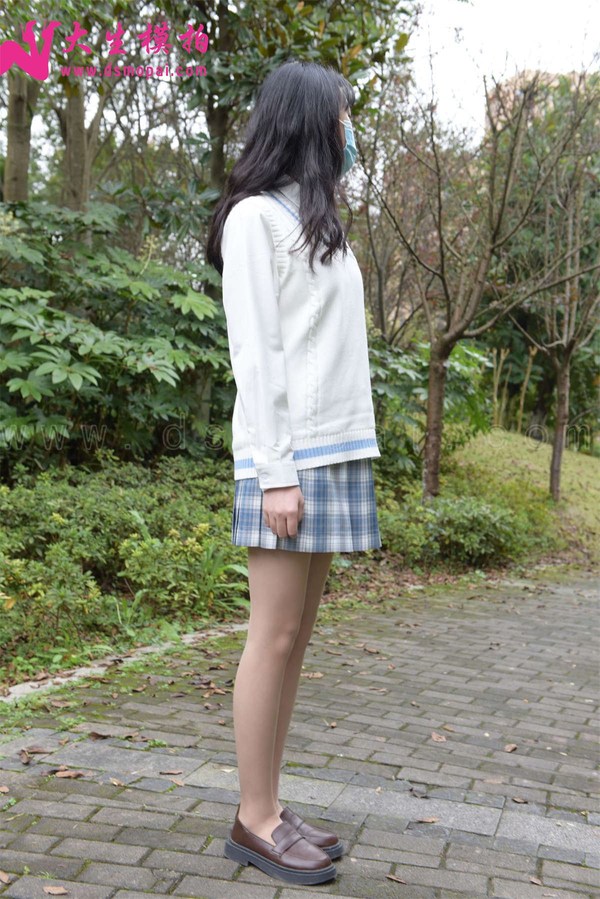 图片[2]-大生模拍 NO.208 小月 白嫩JK-日更街拍